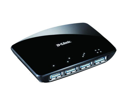 Hub USB D-Link DUB-1340 USB 3.0 (4 porty, aktywny, zasilacz)